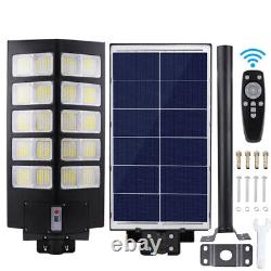 1000000000LM 1600W Commercial Solar Street Light IP67 Dusk-Dawn Road Lamp+Pole