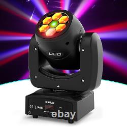 100W 6 LED Bee Eye Beam Moving Head Light DMX RGBW Stage Lighting Disco DJ Light