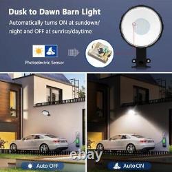 100W LED Barn Light Yard Street Outdoor Security Light Dusk To Dawn Floodight