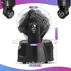 105W RGBW 7 LED Moving Head Light DMX Wash Stage DJ Show Disco Lighting & Remote