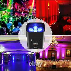 108W Battery LED Par Light Wireless DMX APP Remote DJ Disco Wedding Stage Light