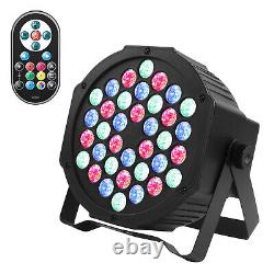 10PCS 36LED RGB Par Can Stage Lighting DMX DJ Party Disco Par Light Remote & Bag
