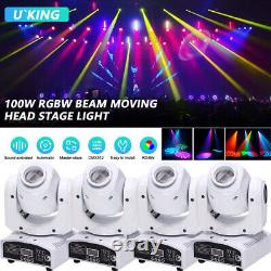 120W LED Beam Moving Head Stage Lighting Gobo RGBW DMX Party Club DJ Disco Light