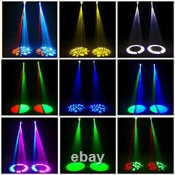 120W LED Moving Head Light RGBW 8Gobo Beam Stage Spot Lighting DJ Disco Show DMX