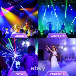12 LED Moving Head Light RGBW DMX LED Beam Stage Lighting DJ Disco Party Lights