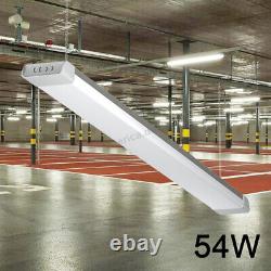 12 Pack 54W LED 4ft Utility Light LED Shop Light with Power Cord Wall Plug-in
