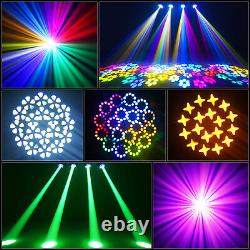 150W 18Prism LED Moving Head Light RGBW Gobo Beam Stage Lighting DJ Disco DMX512