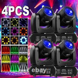 150W LED Moving Head Stage Lighting Gobo Beam 8 Facet Prism Spot RGBW Disco DMX