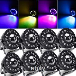 15LED Par Stage Lighting RGB Magic Ball DMX512 Disco Party DJ Light +Remote