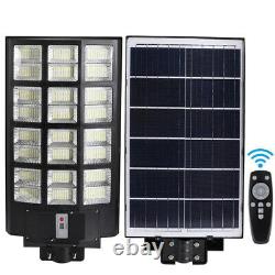 1600W Commercial Solar Street Light 10000000000LM Outdoor Road Lamp with Pole Yard