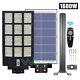 1600w Led Solar Street Light Motion Sensor Dusk To Dawn Outdoor Road Lamp Withpole