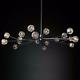 18-heads Sputnik Chandelier G9 Led Crystal Ceiling Fixtures Lighting Decor Lamps