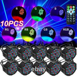 1/8 36 LED RGB Stage Light PAR Can Light DMX Disco Dance Party Effect Lighting