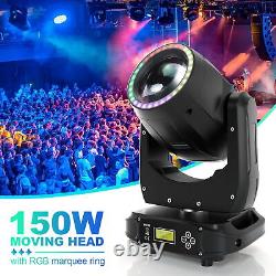 200W LED Moving Head Light RGBW DMX Gobo Beam Stage Spot Lighting DJ Disco Show