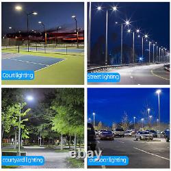 200/300W LED Parking Lot Light Street Shoebox Pole Lighting Fixture Dusk to Dawn