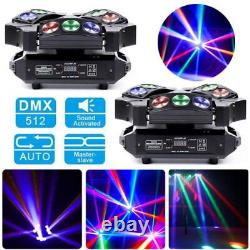240W Spider Moving Head Light RGB 9 LED DMX Stage DJ Disco Club Beam Lighting US