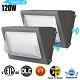 2x Led Wall Pack Light 120w Photocell Dusk-to-dawn Commercial Security Lighting