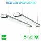 2-pack 4ft Led Shop Light 100w 13000lm Linkable Ceiling Tube Light Fixture 5000k
