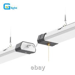 2-PACK 4FT LED Shop Light 100W 13000LM Linkable Ceiling Tube Light Fixture 5000K