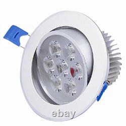 3/7/12W Recessed LED Ceiling Lamp Downlight Spotlight Aluminum Celling Light
