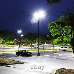 400W LED Shoebox Parking Lot Pole Light Outdoor Commercial Street Area Lighting