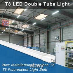 448 Pack 4FT 40W Double Tube Light Fixture LED Shop Lights for Garage 6500K US