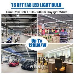 45W 72W 120W 8 FT T8 LED Shop Light Bulb FA8 Single Pin LED Tube Light Bulbs US