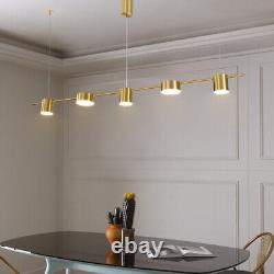 47 Modern Linear LED Pendant Light Island Lighting for Living Dining Room