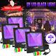 4pcs 100w Led Uv Black Light Christmas Party Decor Disco Dancing Floodlight Ip66