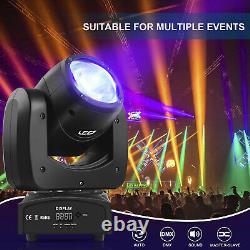 4PCS 120W LED Moving Head Light RGBW Gobo Beam Spot Stage Lighting DJ Disco DMX