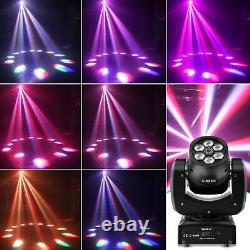 4PCS LED Laser Moving Head Light 120W RGBW Beam Stage Lighting DJ Disco Show DMX