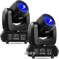 4PCS LED Moving Head Light RGBW Gobo Beam Stage Spot Lighting DJ Disco DMX 120W
