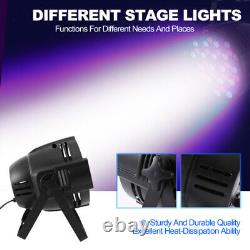 4Pcs 180W RGBW Par Stage Light LED DMX DJ Disco Party Lighting Beam Wash Lights