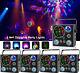 4x 40w 5-in-1 Party Effect Light Led Rgb Laser Projector Gobo Strobe Disco Light
