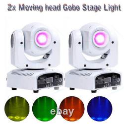 4X LED RGBW Gobos Spot Moving Head Stage Lighting DMX512 Party DJ Light 9/11ch