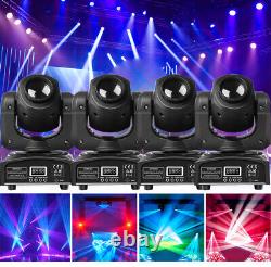 4pcs 100W Beam Stage Lighting RGBW Moving Head Light DMX DJ Disco Party Light