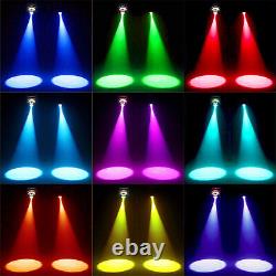 4x RGBW LED Moving Head Stage Lighting DMX DJ Beam Light Par 85W KTV Zoom Light