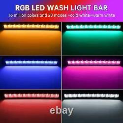5x 24LED 72W Bar Show Party Disco DJ Stage Lighting Wall Washer KTV RGB Light
