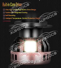 6000K LED Headlights Fog Light Combo Bulbs Upgrade Kit For Honda Civic 2016-2021