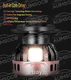 6000K LED Headlights Fog Light Combo Bulbs Upgrade Kit For Honda Civic 2016-2021