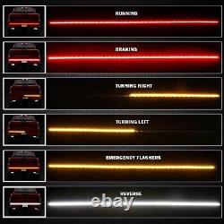 60 LED Strip Tailgate Bar for Pickup Truck Brake Reverse Turn Signal Tail Light