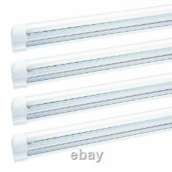 6-12/Pack T8 Integrated LED Tube 2,3,4,5,6,8ft 64W Bar Lamp Shop Light Fixture