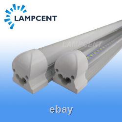 6-12/Pack T8 Integrated LED Tube 2,3,4,5,6,8ft 64W Bar Lamp Shop Light Fixture