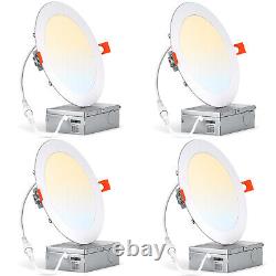 6 Inch Recessed LED Ceiling Lights 12W Ultra-Thin Dimmable Ceiling Panel Lamp