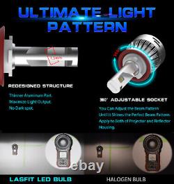 6pcs LED Bulbs for Ford Ranger 2019-2022 H11 9005 H16 Combo Headlight Fog Light