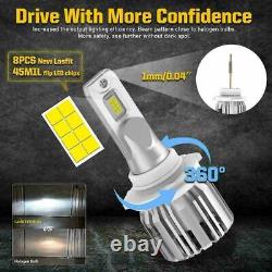 6pcs Lasfit LED Bulbs Headlight Fog Light for Ford F150 2015-2022 H11 9005 9145