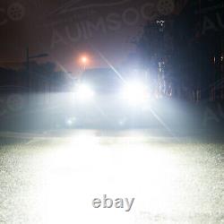 6x 6000K LED Headlights & Fog Bulbs For 1999 2000 2001 2002 GMC Sierra 1500 2500