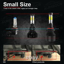 6x LED Headlight High Low Beam Fog Light Bulbs for Toyota Camry 2007-2014 6000K