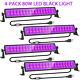 80w Uv Led Wall Washer Black Light Bar For Glow Party Body Paint Aquarium 4-pack