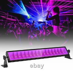 80W UV LED Wall Washer Black Light Bar For Glow Party Body Paint Aquarium 4-Pack